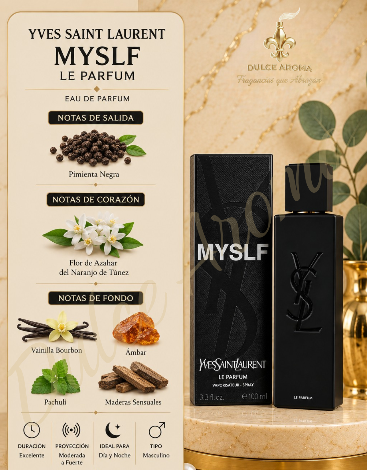 Yves Saint Laurent MYSLF - Le Parfum 2.0 oz – Yves Saint Laurent