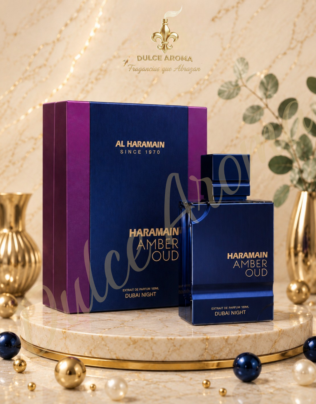 Al Haramain Amber Oud Night Aqua Dubai - 2.5 oz Ext Perfume