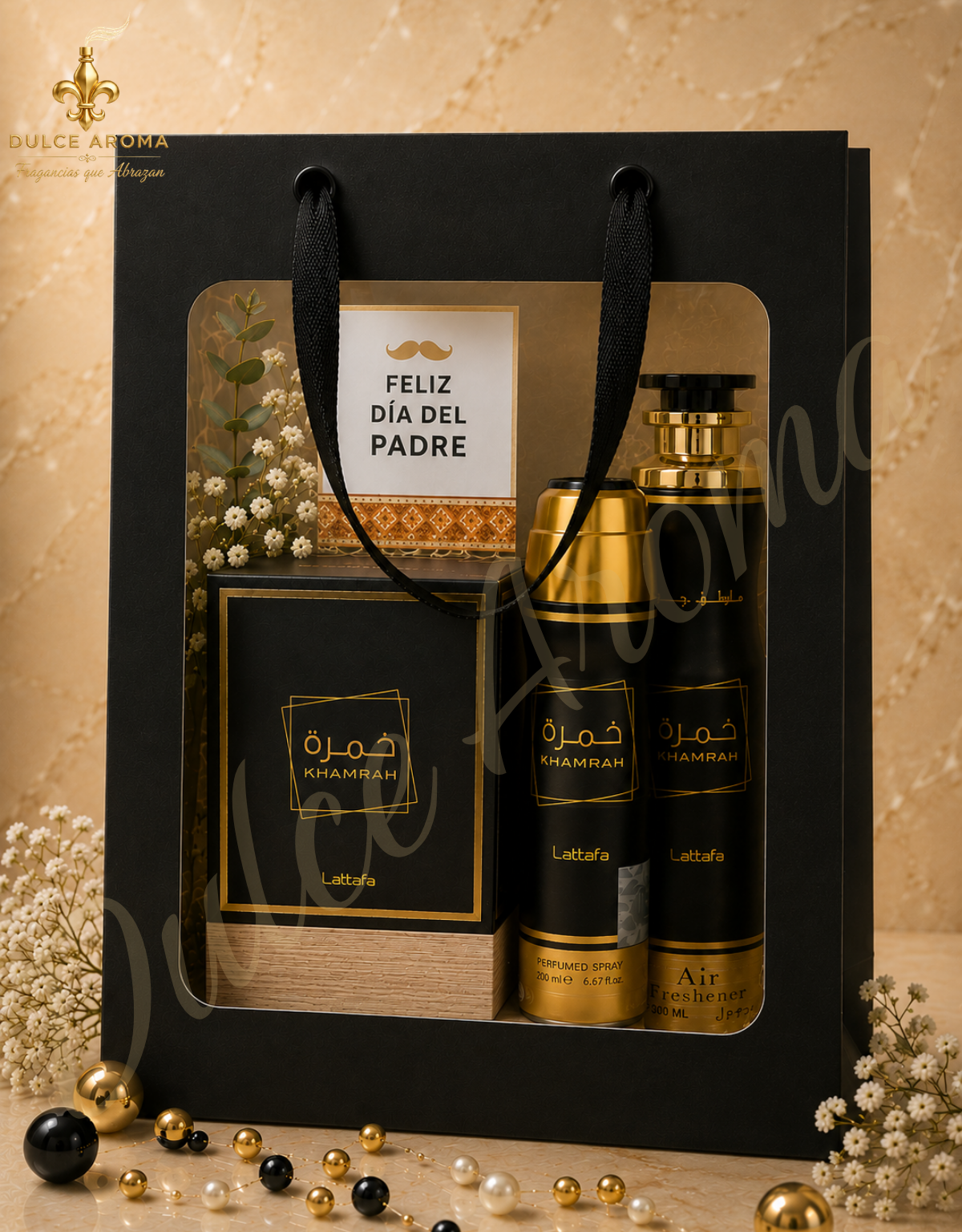 🎁 Regalo Aromático para Papá |Set Khamrah - Lattafa