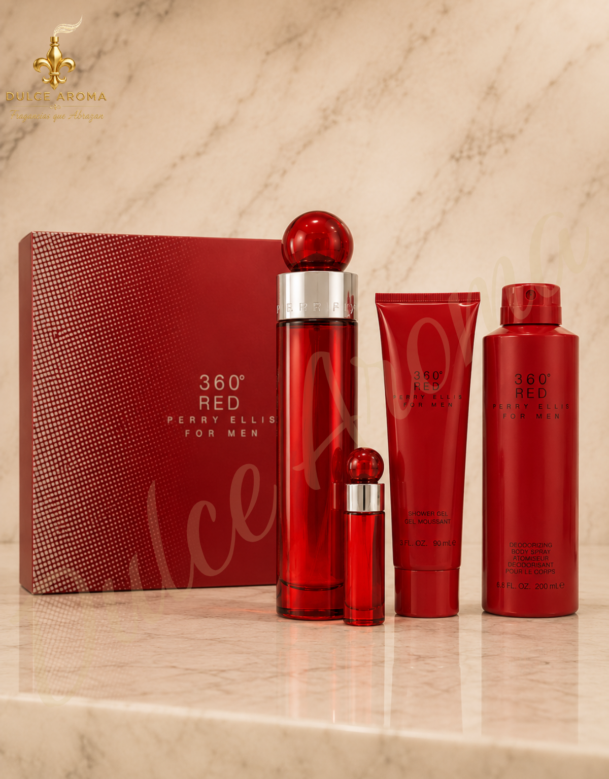 Perry Ellis 360° Red for Men Gift Set