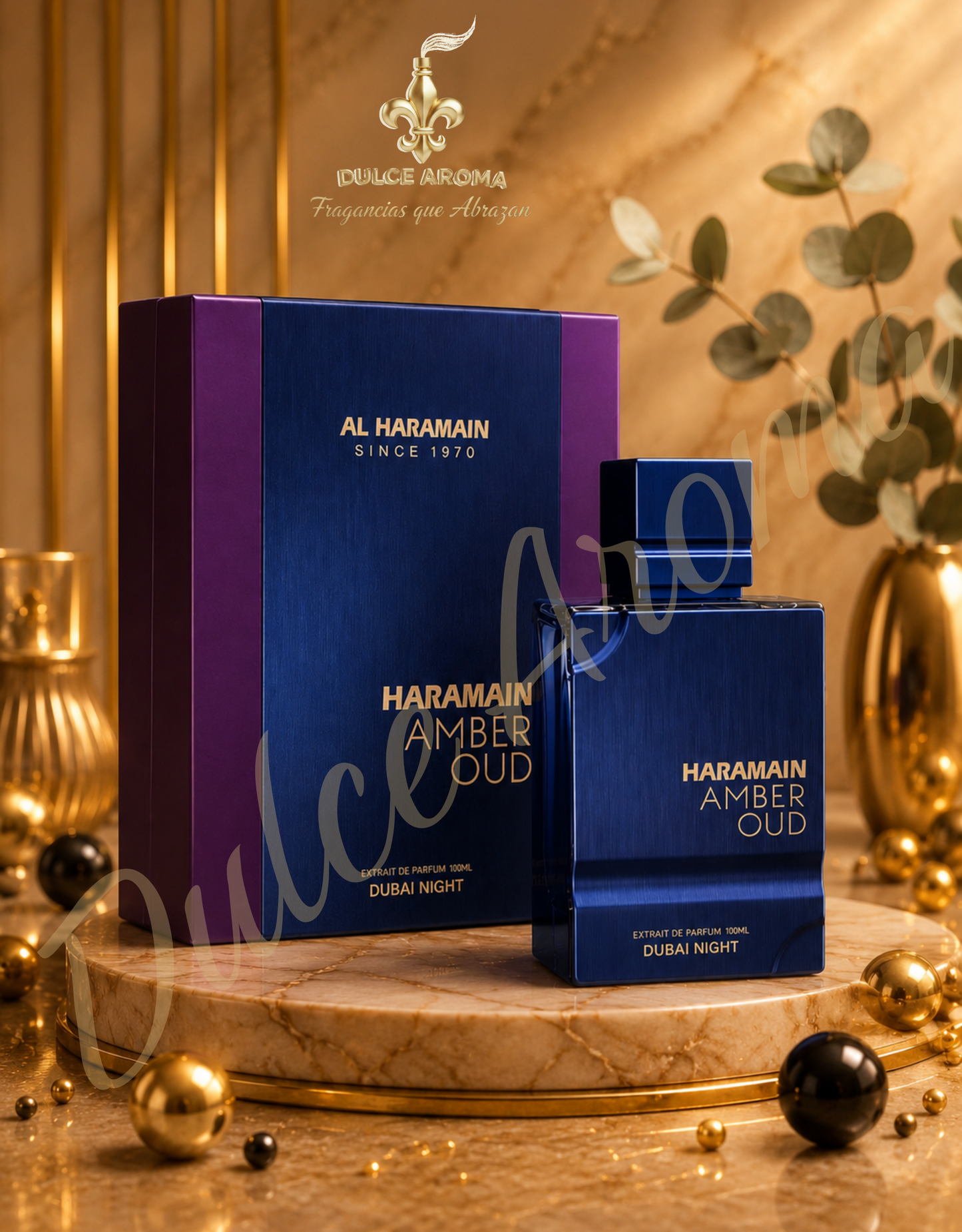 Al Haramain Amber Oud Night Aqua Dubai - 2.5 oz Ext Perfume