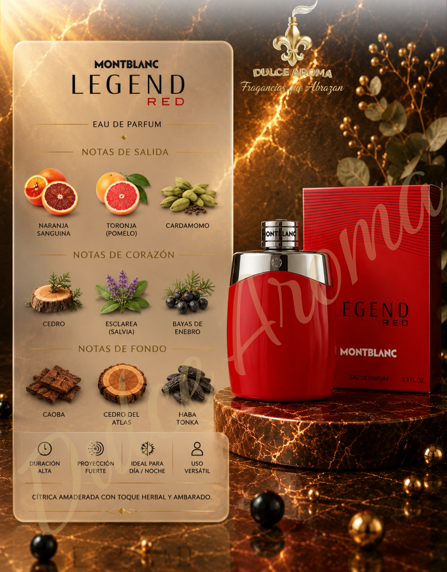 Legend Red Montblanc 3.3 oz EDT