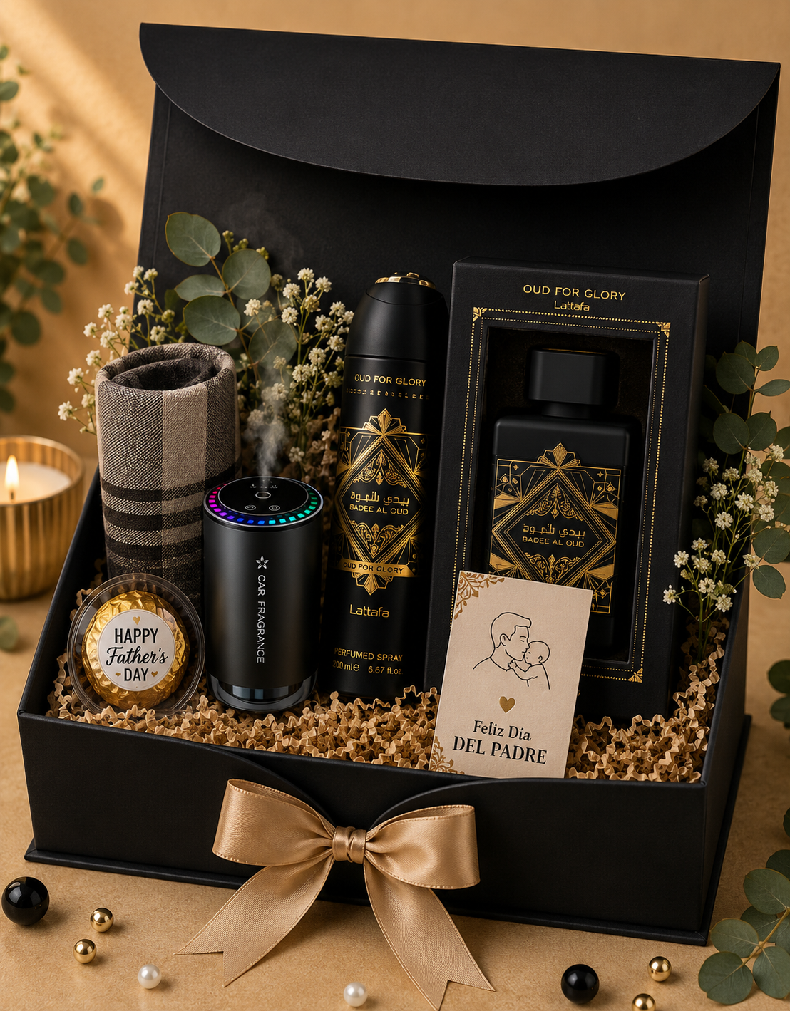 🎁 Experiencia Aromática - Badde Oud For Glory by Lattafa | Para Él