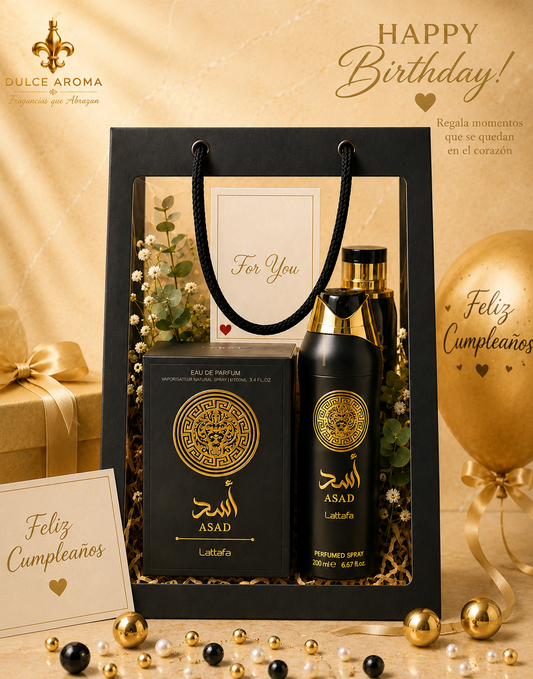 🎁 Regalo Aromático - Asad Black Lattafa | Para Él
