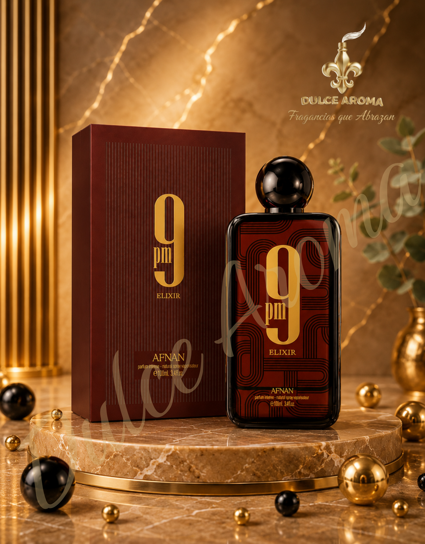 9 pm Elixir  3.4 onz EDP - Afnan
