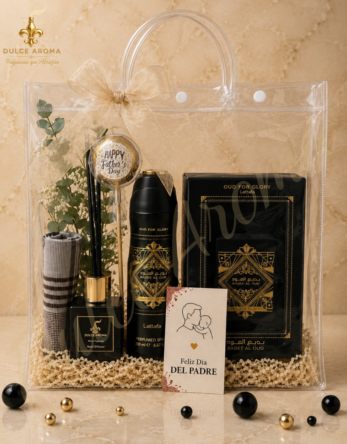 🎁 Experiencia Aromática para Papá – Badde Oud For Glory by Lattafa
