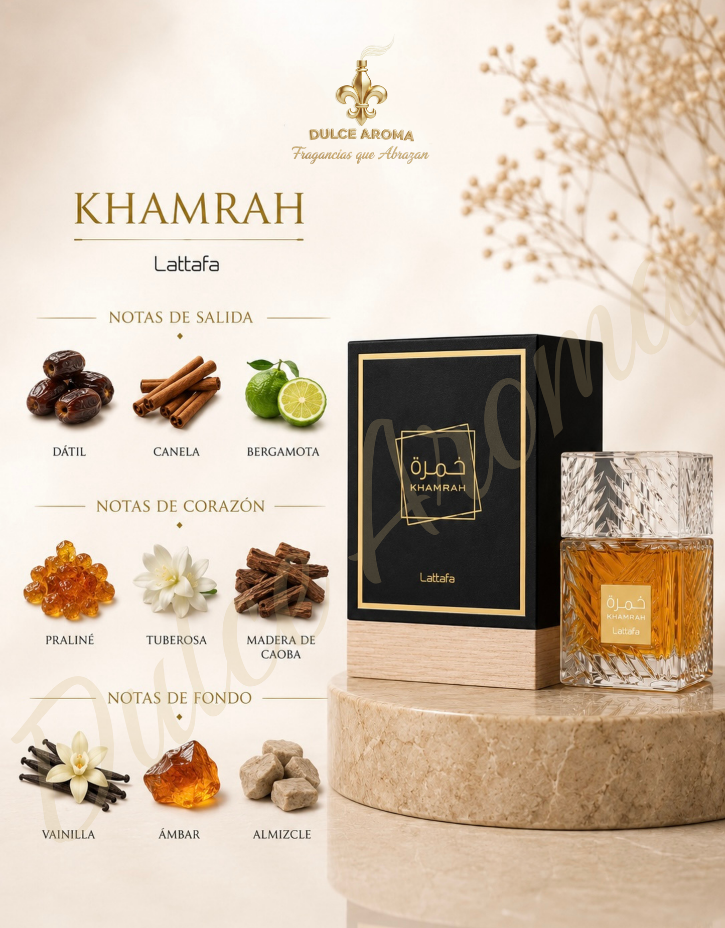 Khamrah 3.4 onz EDP - Lattafa