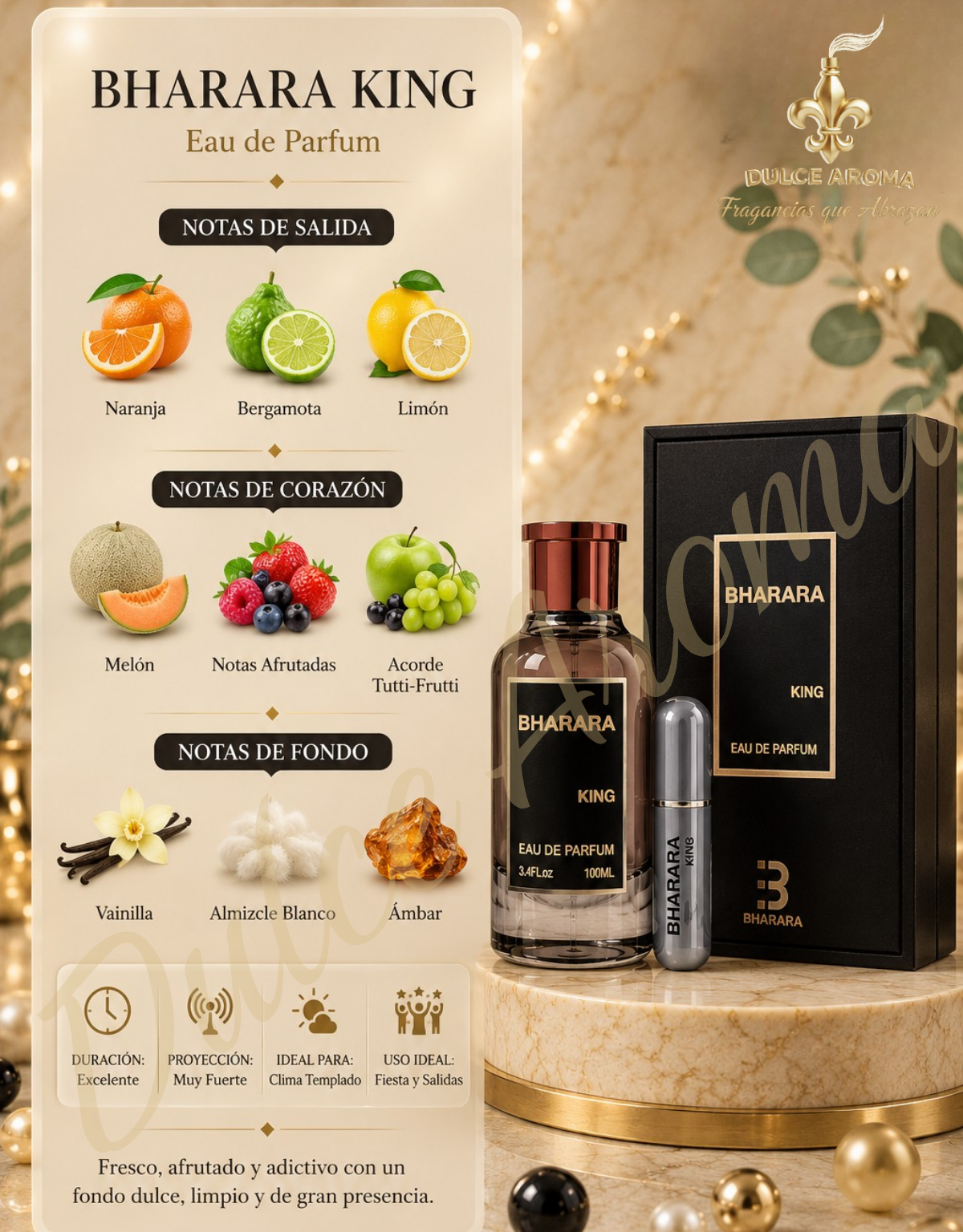 Bharara King 3.4 oz EDP