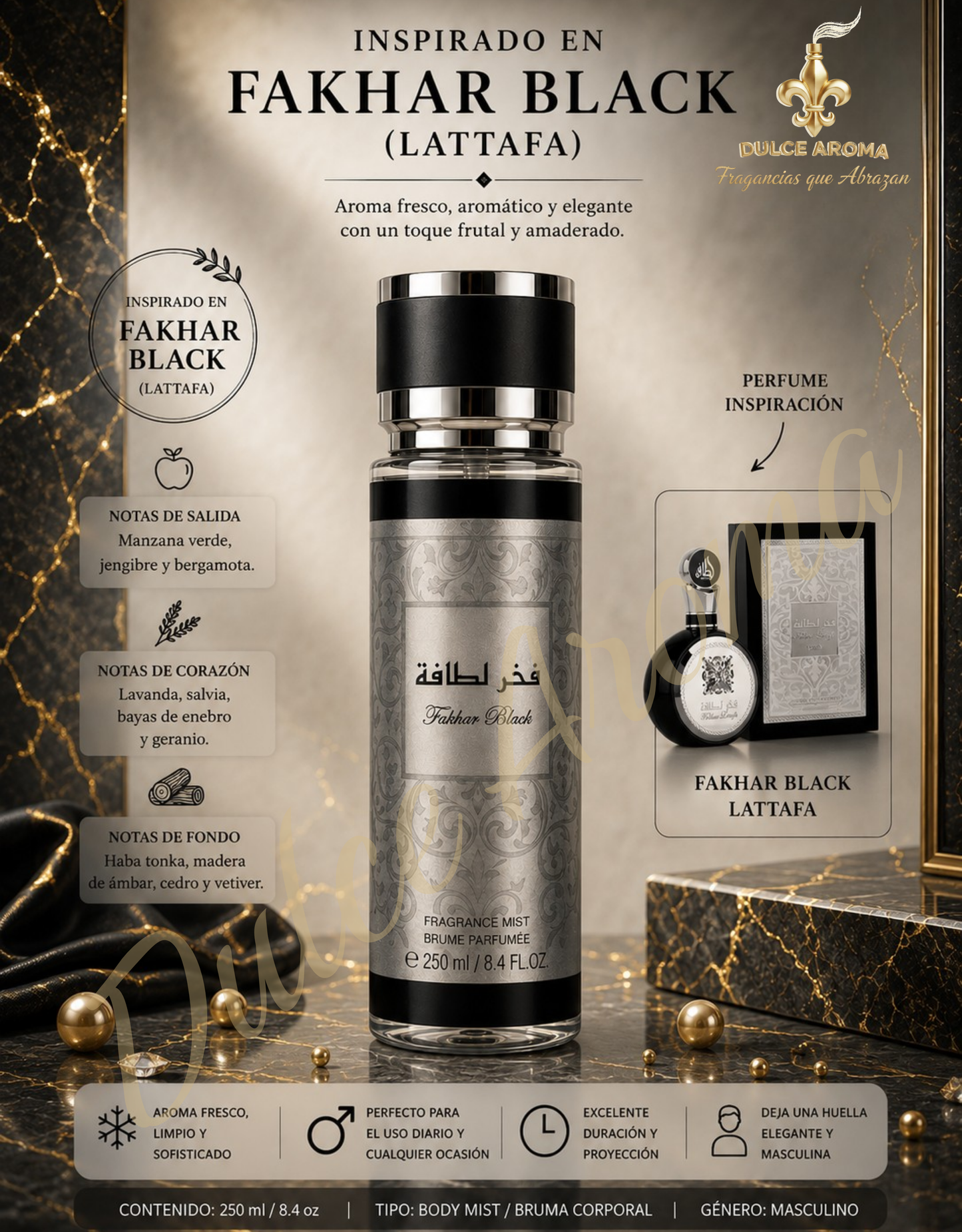 Body CEO Badee Al Oud Black Splash