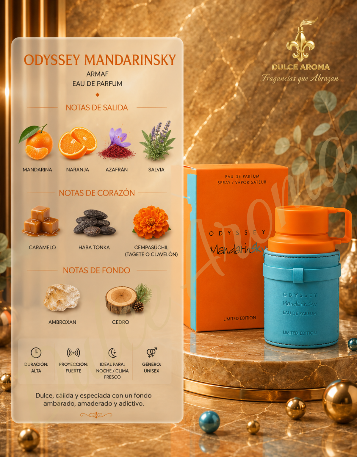 🎁 Regalo Aromático para Papá | Odyssey 
Mandarín Sky