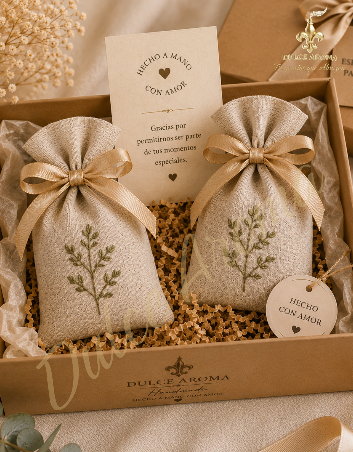 Set de Regalo de Bolsitas Aromáticas para Clóset | Lavanda & Vainilla