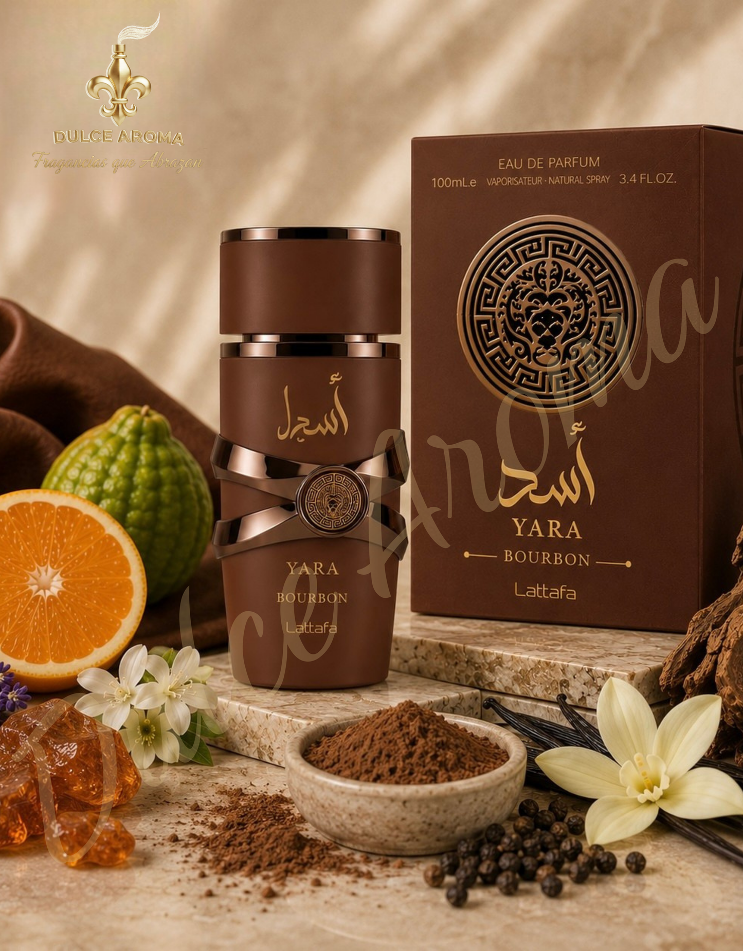 Yara Bourbon 3.4 oz EDP - Lattafa